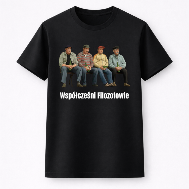 #087 współcześni filozofowie koszulka przód.png