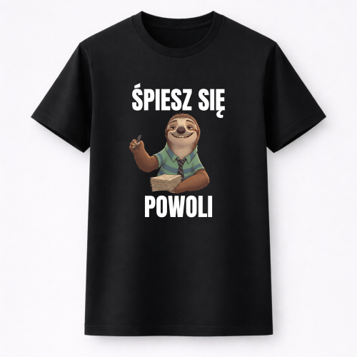 #097 śpiesz się koszulka przód.png