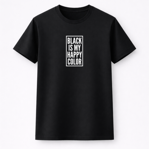 black is my happy color koszulka przod.png