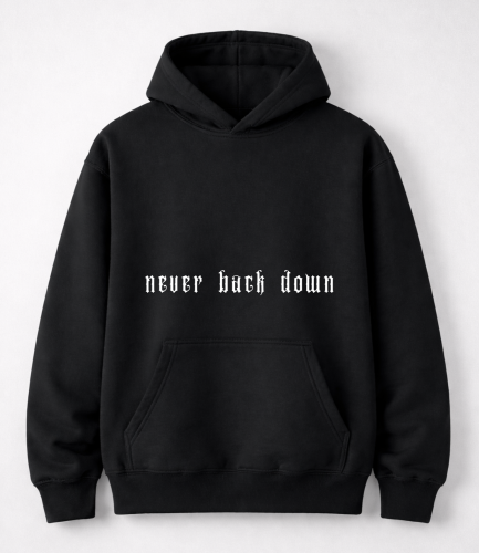 never back down bluza przod.png